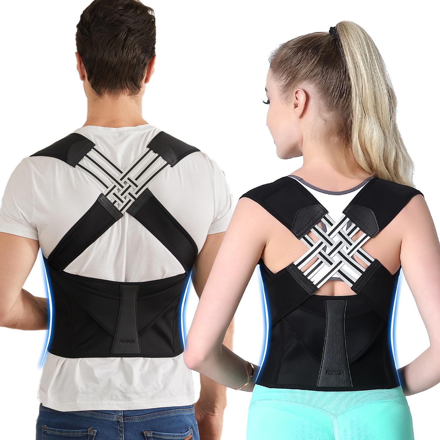 Adjustable Back Posture Corrector – Support for Back & Waist for Excellent Posture