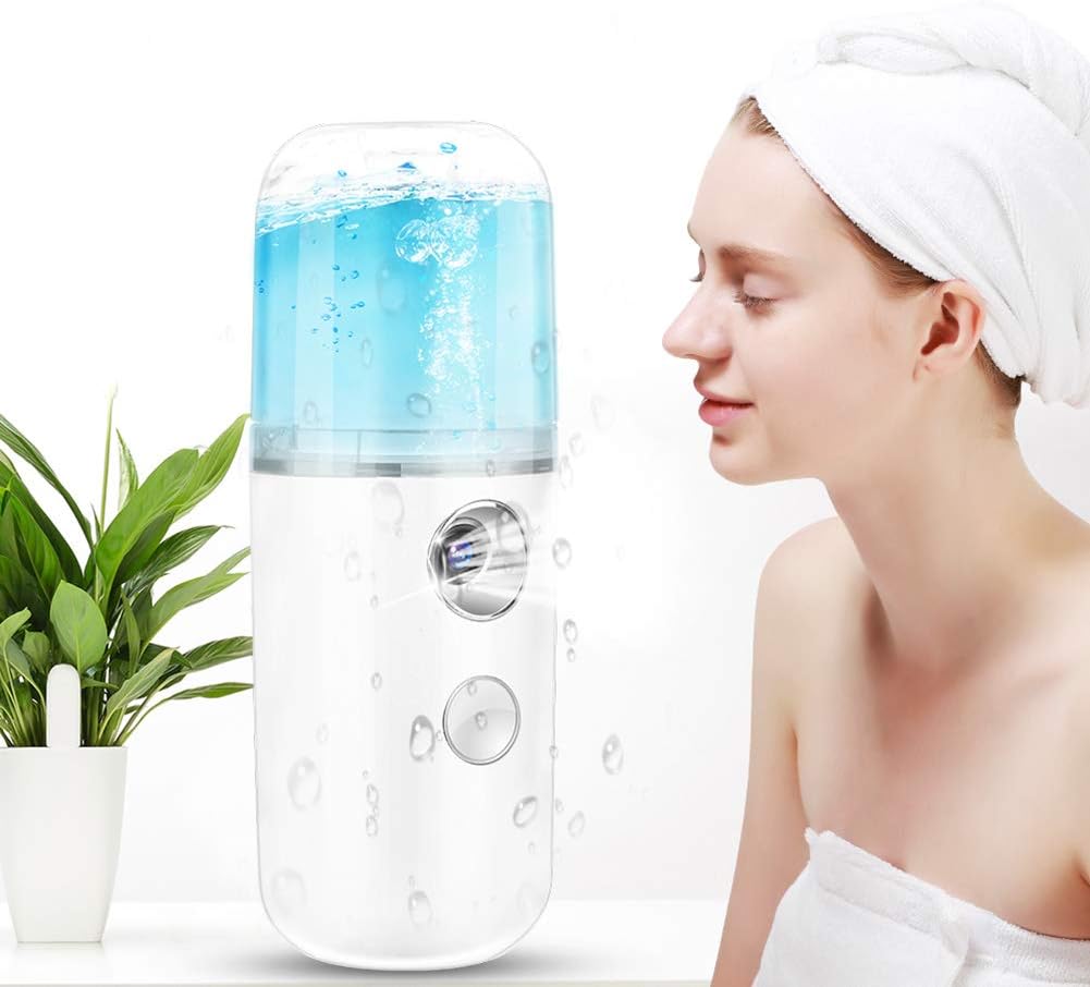 GlowMist™ – Portable Hydrating Facial Mist Sprayer