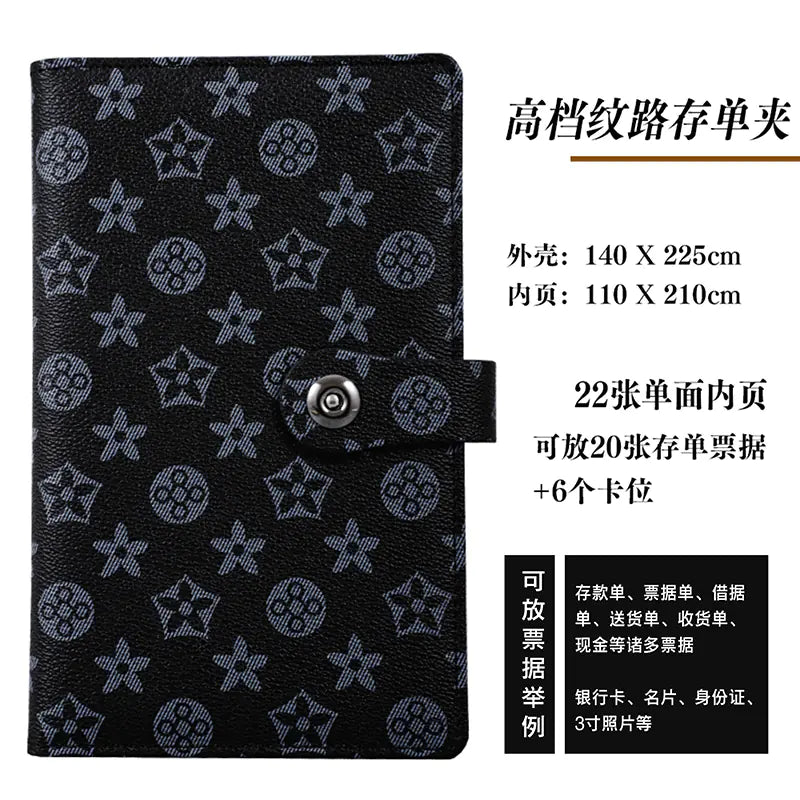 New Leather Textured Bank Document Organizer Wallet