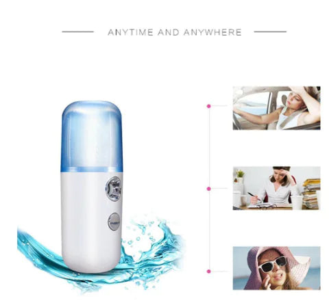 GlowMist™ – Portable Hydrating Facial Mist Sprayer