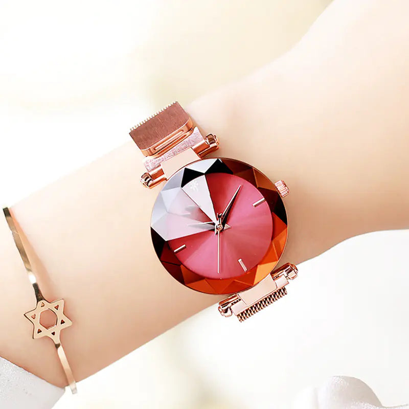 Mesh Belt Quartz Watch for Women