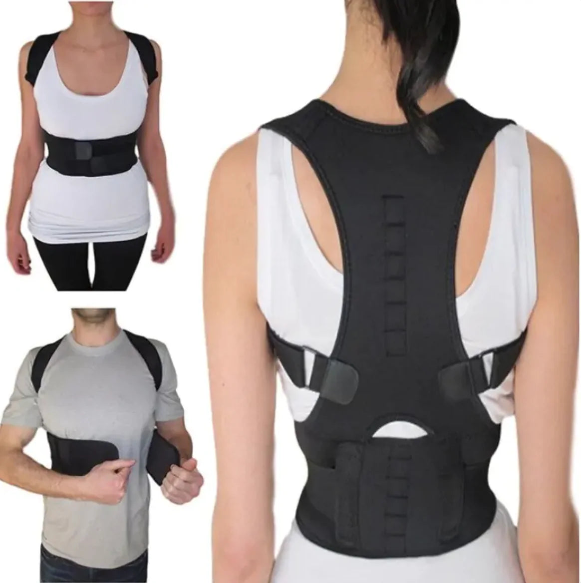 Adjustable Back Posture Corrector – Support for Back & Waist for Excellent Posture