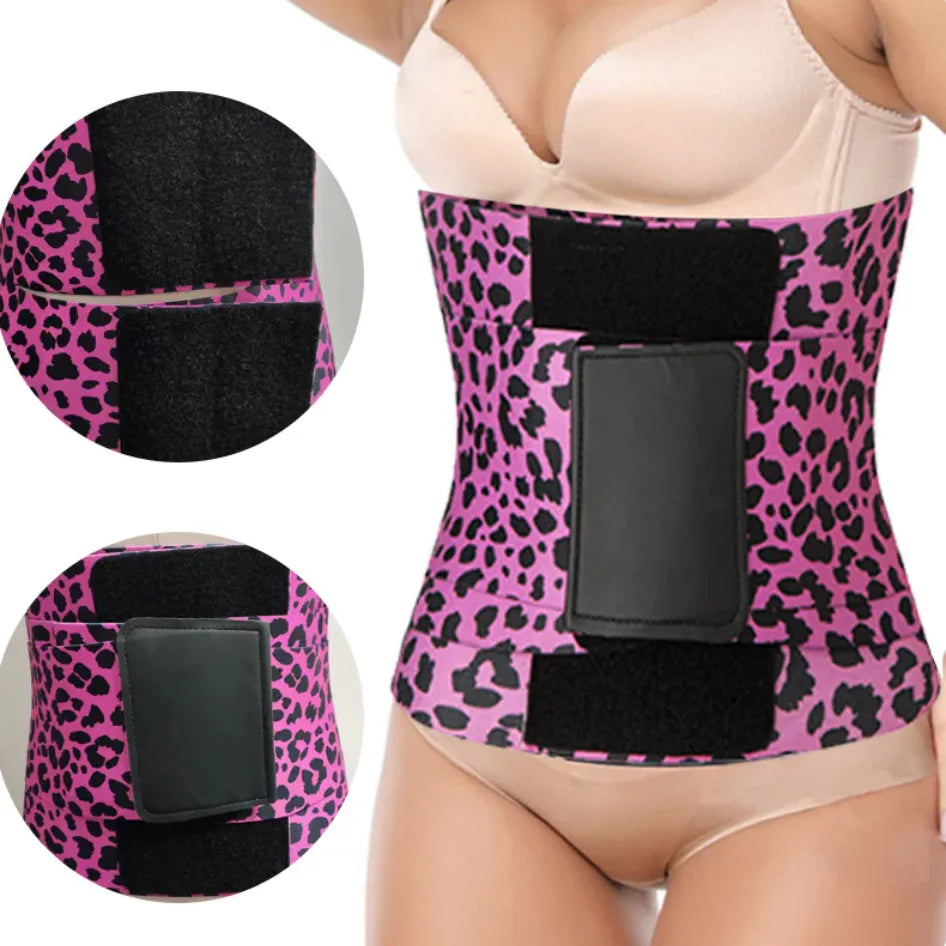 Leopard Print Sweat Waist Trainer