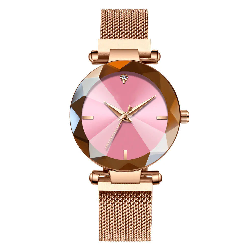 Mesh Belt Quartz Watch for Women