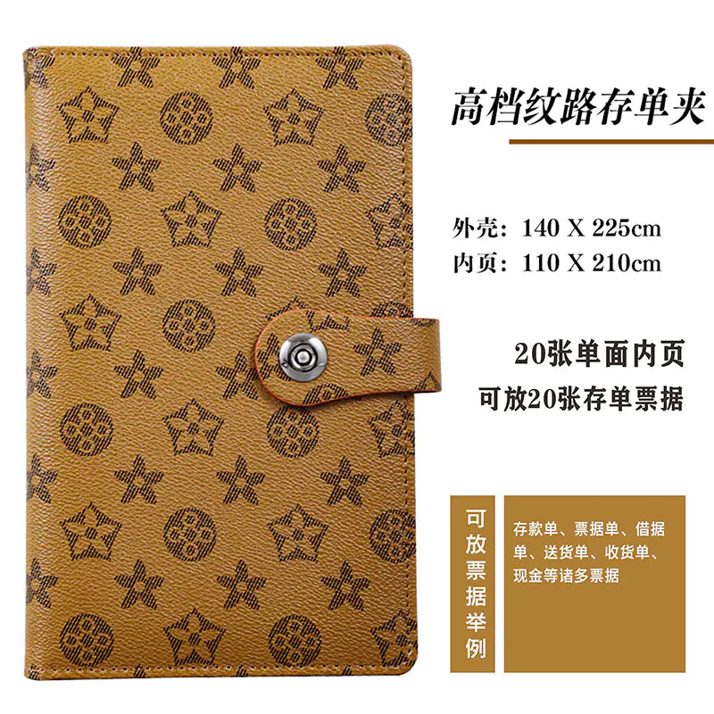 New Leather Textured Bank Document Organizer Wallet