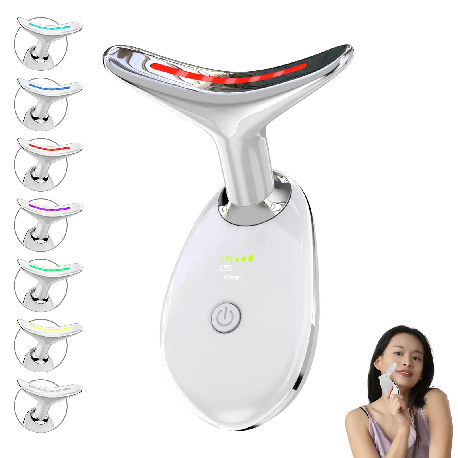 Red Light Therapy Mask – For Facial Rejuvenation & Anti-Aging Massage"